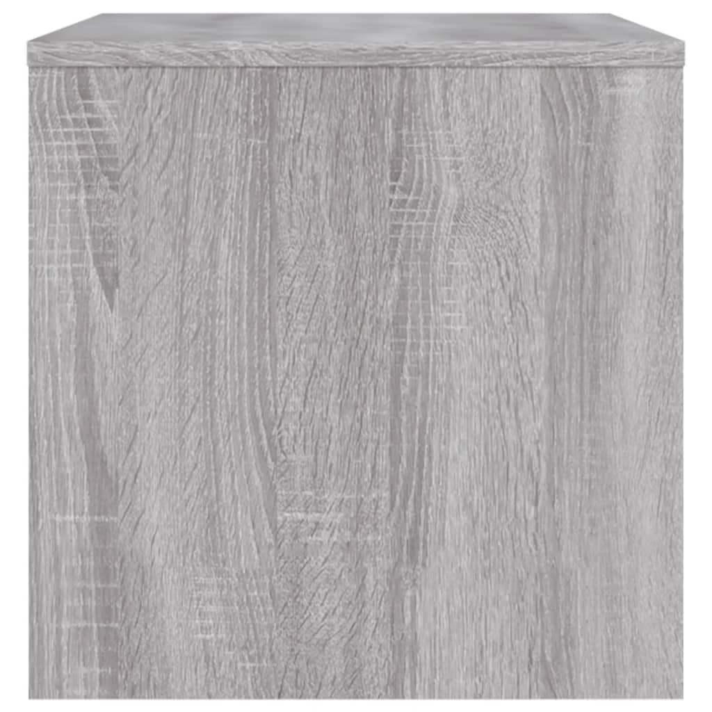 Tv-Meubel 80X40X40 Cm Bewerkt Hout Eikenkleurig Grijs sonoma