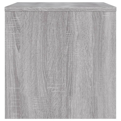 Tv-Meubel 80X40X40 Cm Bewerkt Hout Eikenkleurig Grijs sonoma