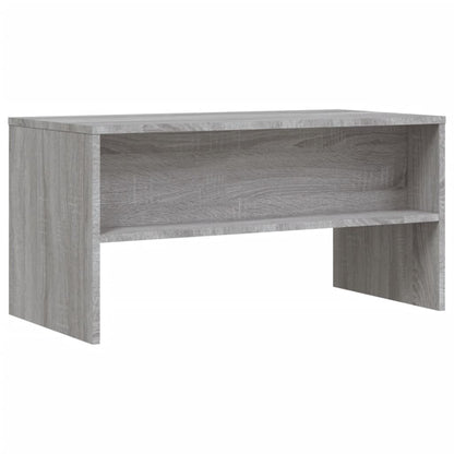 Tv-Meubel 80X40X40 Cm Bewerkt Hout Eikenkleurig Grijs sonoma