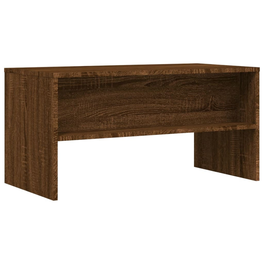 Tv-meubel 80x40x40 cm bewerkt hout bruineikenkleurig bruin eikenkleur