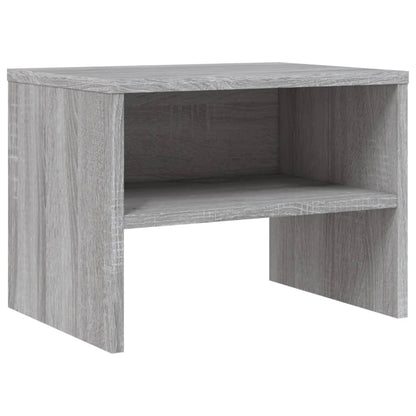 Nachtkastjes 40X30X30 Cm Bewerkt Hout Eiken 2 Grijs sonoma