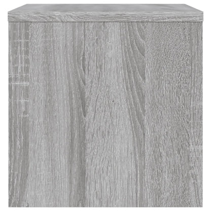 Nachtkastjes 40X30X30 Cm Bewerkt Hout Eiken 2 Grijs sonoma