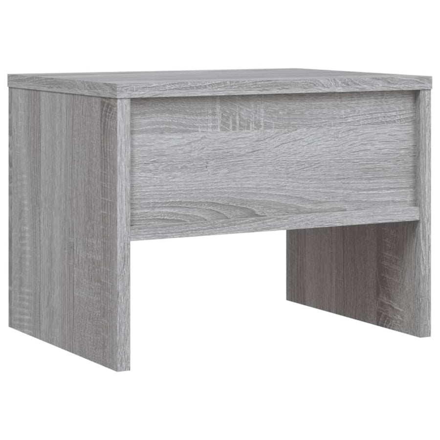 Nachtkastjes 40X30X30 Cm Bewerkt Hout Eiken 2 Grijs sonoma