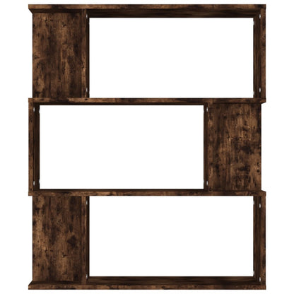 Boekenkast / Kamerscherm 80X24X96 Cm Bewerkt Hout Gerookt eiken