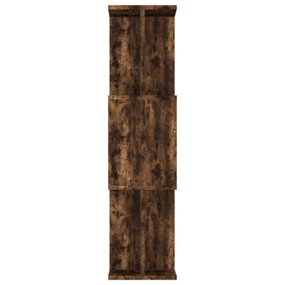 Boekenkast / Kamerscherm 80X24X96 Cm Bewerkt Hout Gerookt eiken