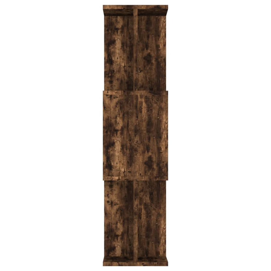 Boekenkast / Kamerscherm 80X24X96 Cm Bewerkt Hout Gerookt eiken