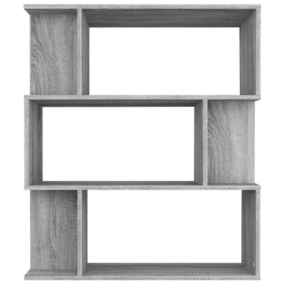Boekenkast / Kamerscherm 80X24X96 Cm Bewerkt Hout Grijs sonoma