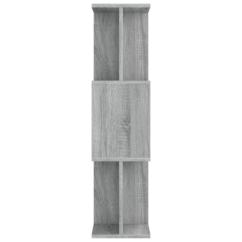 Boekenkast / Kamerscherm 80X24X96 Cm Bewerkt Hout Grijs sonoma