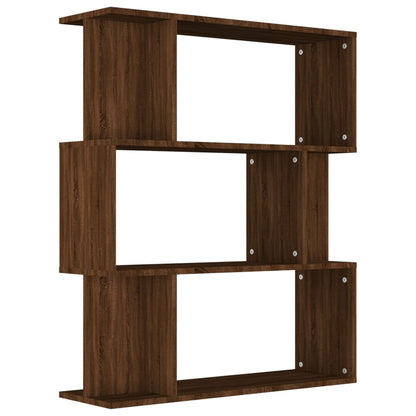 Boekenkast / Kamerscherm 80X24X96 Cm Bewerkt Hout Bruineiken bruin eikenkleur
