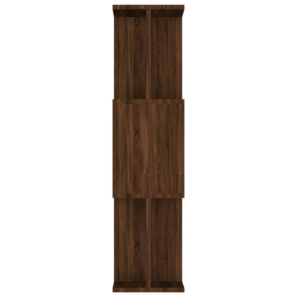Boekenkast / Kamerscherm 80X24X96 Cm Bewerkt Hout Bruineiken bruin eikenkleur