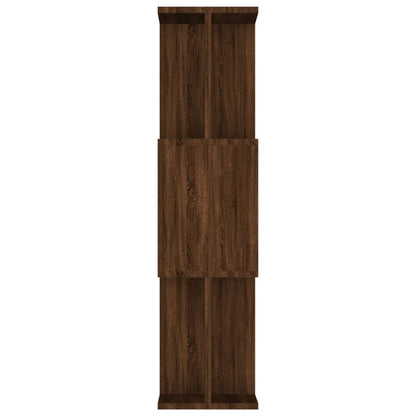Boekenkast / Kamerscherm 80X24X96 Cm Bewerkt Hout Bruineiken bruin eikenkleur