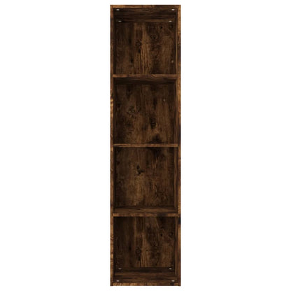 Boekenkast / Tv-Meubel Bewerkt Hout 36 x 30 x 143 cm Gerookt eiken