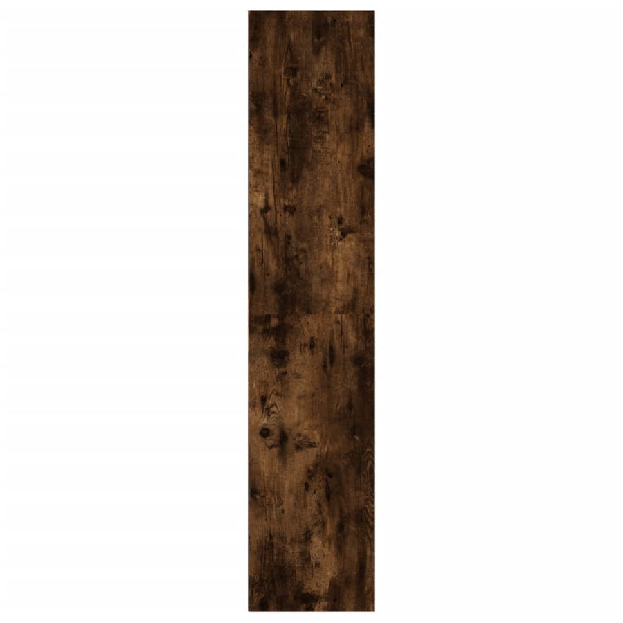 Boekenkast / Tv-Meubel Bewerkt Hout 36 x 30 x 143 cm Gerookt eiken