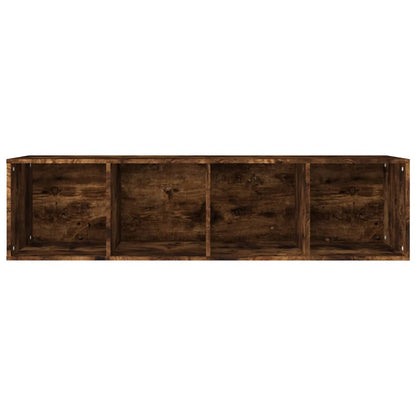 Boekenkast / Tv-Meubel Bewerkt Hout 36 x 30 x 143 cm Gerookt eiken