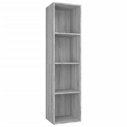 Boekenkast / Tv-Meubel Eikenkleurig 36 x 30 x 143 cm Grijs sonoma
