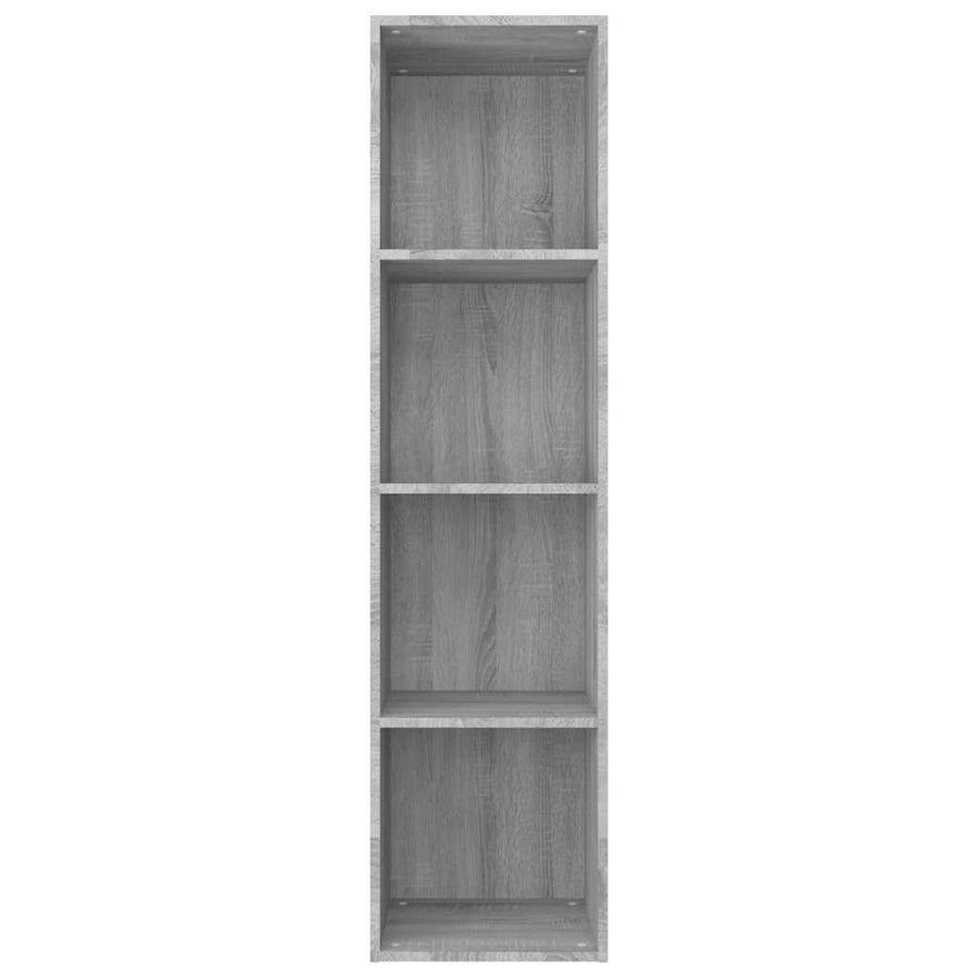 Boekenkast / Tv-Meubel Eikenkleurig 36 x 30 x 143 cm Grijs sonoma