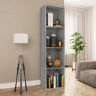 Boekenkast tv-meubel 36x30x143 cm grijs eiken