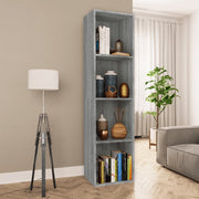 Boekenkast tv-meubel 36x30x143 cm grijs eiken