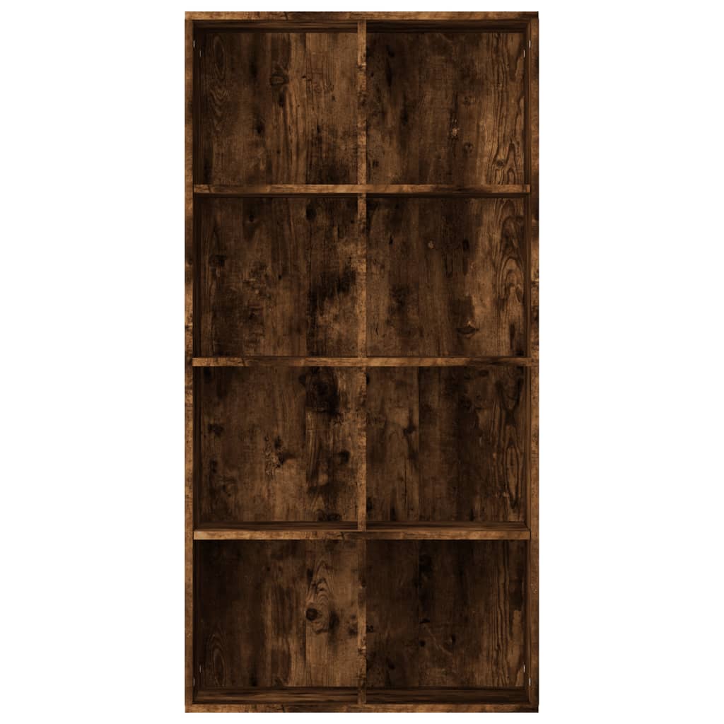 Boekenkast Bewerkt Hout Kleurig 66 x 30 x 130 cm Gerookt eiken