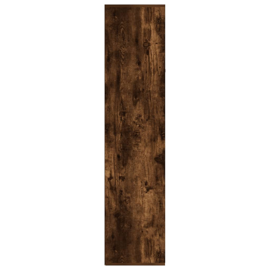 Boekenkast Bewerkt Hout Kleurig 66 x 30 x 130 cm Gerookt eiken