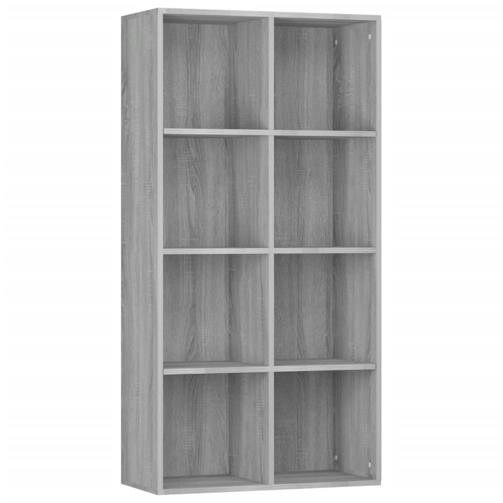 Boekenkast Bewerkt Hout Sonoma Grijs 66 x 30 x 130 cm Grijs sonoma