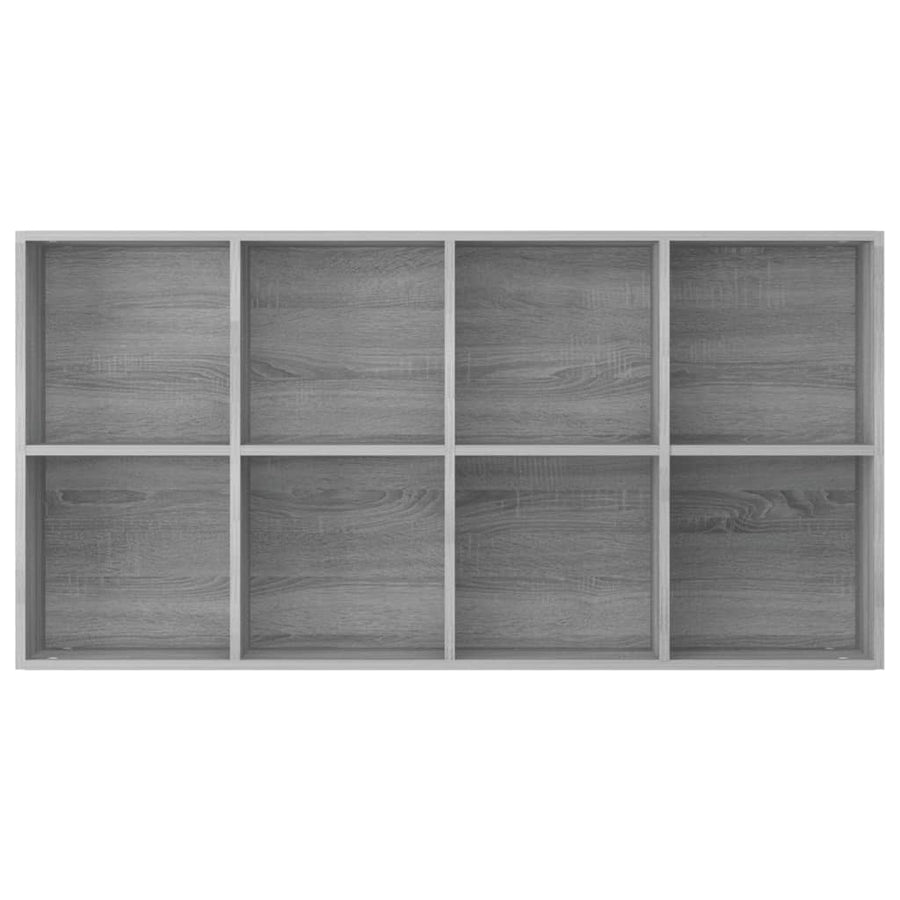 Boekenkast Bewerkt Hout Sonoma Grijs 66 x 30 x 130 cm Grijs sonoma