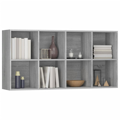 Boekenkast Bewerkt Hout Sonoma Grijs 66 x 30 x 130 cm Grijs sonoma