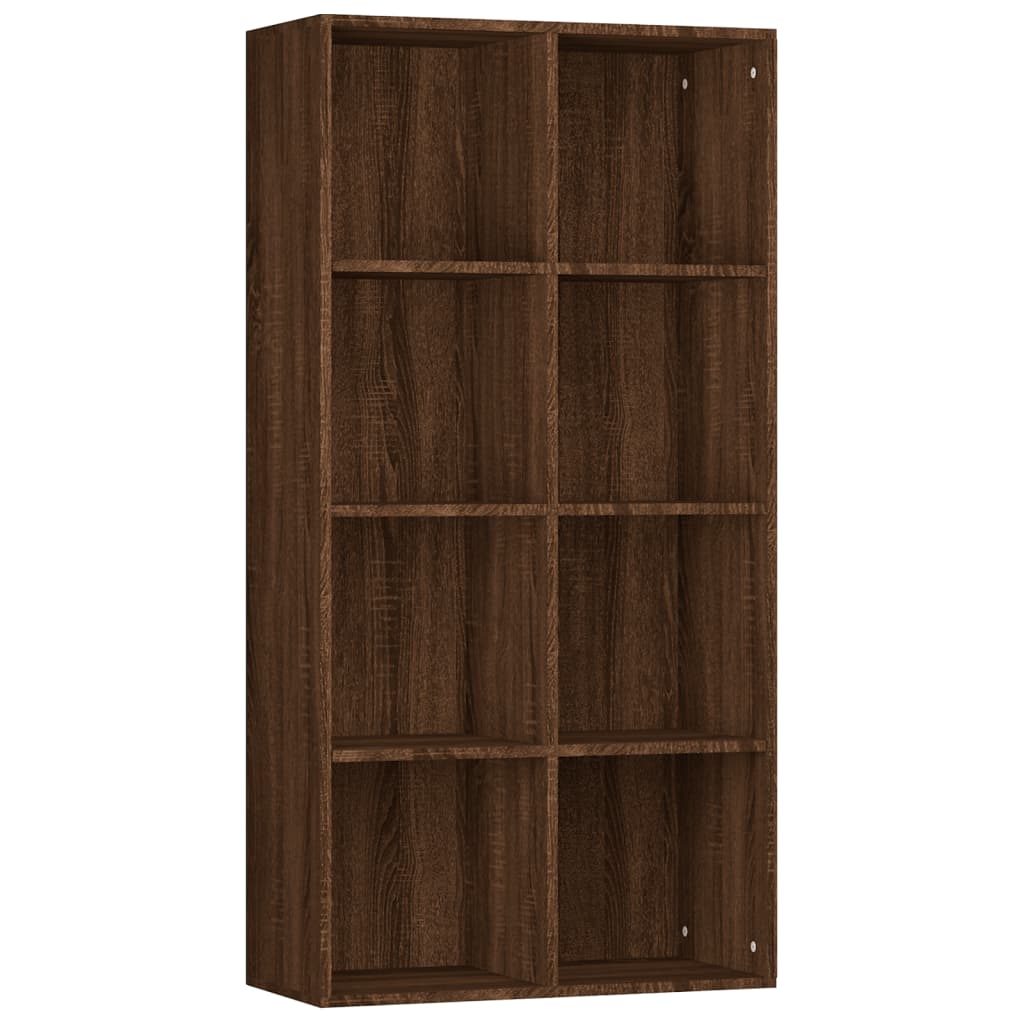 Boekenkast Bewerkt Hout 66 x 30 x 130 cm bruin eikenkleur