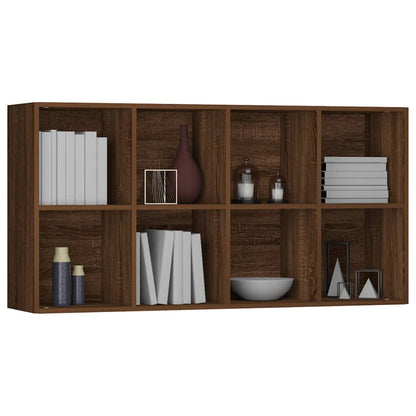 Boekenkast Bewerkt Hout 66 x 30 x 130 cm bruin eikenkleur
