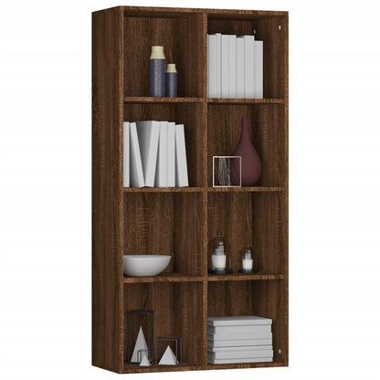 Boekenkast Bewerkt Hout 66 x 30 x 130 cm bruin eikenkleur