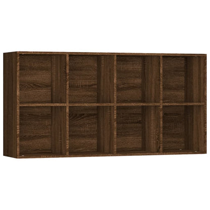 Boekenkast Bewerkt Hout 66 x 30 x 130 cm bruin eikenkleur