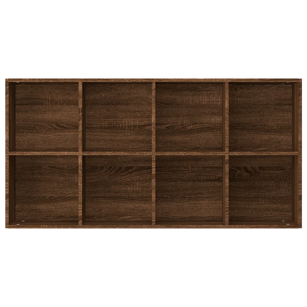 Boekenkast Bewerkt Hout 66 x 30 x 130 cm bruin eikenkleur