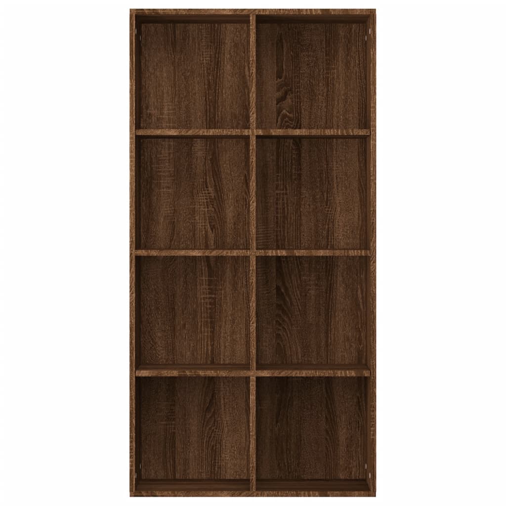 Boekenkast Bewerkt Hout 66 x 30 x 130 cm bruin eikenkleur