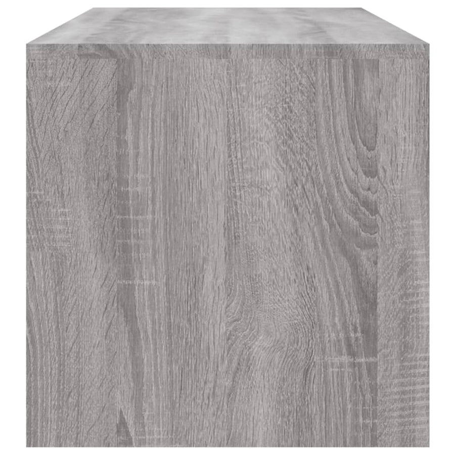 Salontafel 100x40x40 cm bewerkt hout grijs sonoma eikenkleurig Grijs sonoma