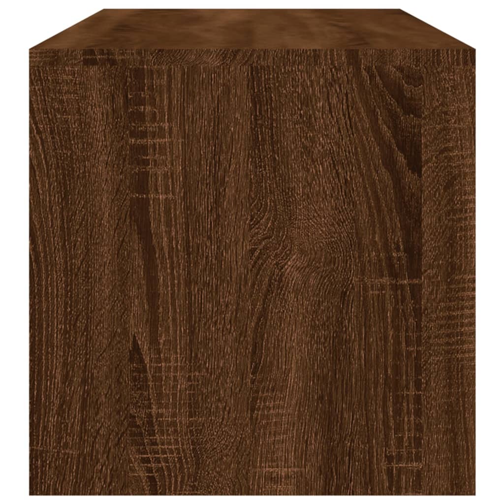 Salontafel 100X40X40 Cm Bewerkt Hout bruin eikenkleur