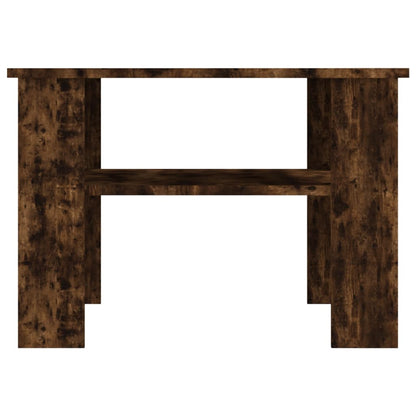 Salontafel 60x60x42 cm bewerkt hout gerookt eikenkleurig Gerookt eiken
