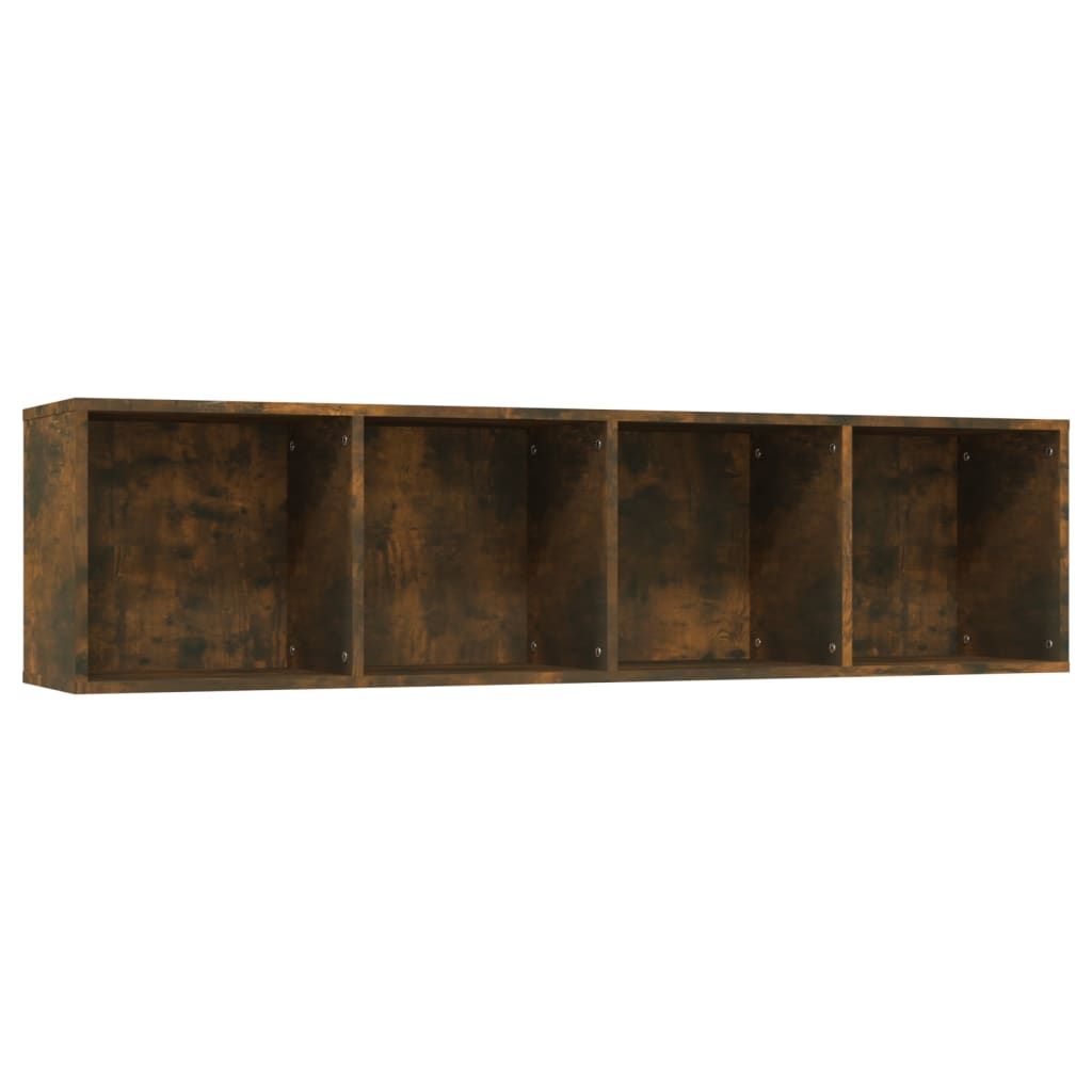 Boekenkast/Tv-Meubel 43X30X36 Cm Bewerkt Hout Gerookt eiken