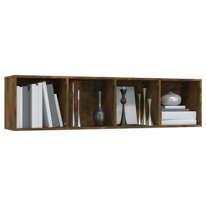 Boekenkast/Tv-Meubel 43X30X36 Cm Bewerkt Hout Gerookt eiken
