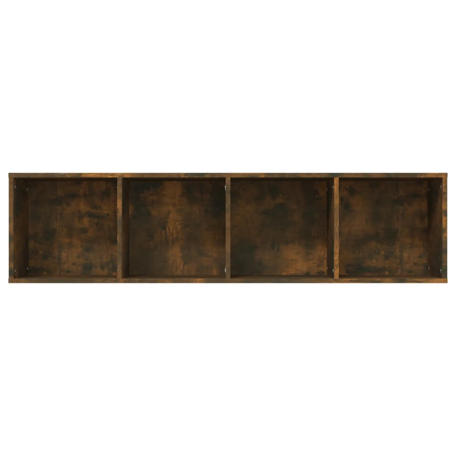 Boekenkast/Tv-Meubel 43X30X36 Cm Bewerkt Hout Gerookt eiken