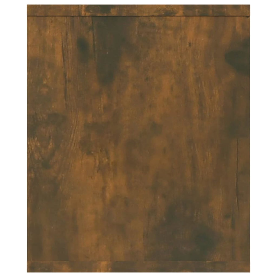 Boekenkast/Tv-Meubel 43X30X36 Cm Bewerkt Hout Gerookt eiken