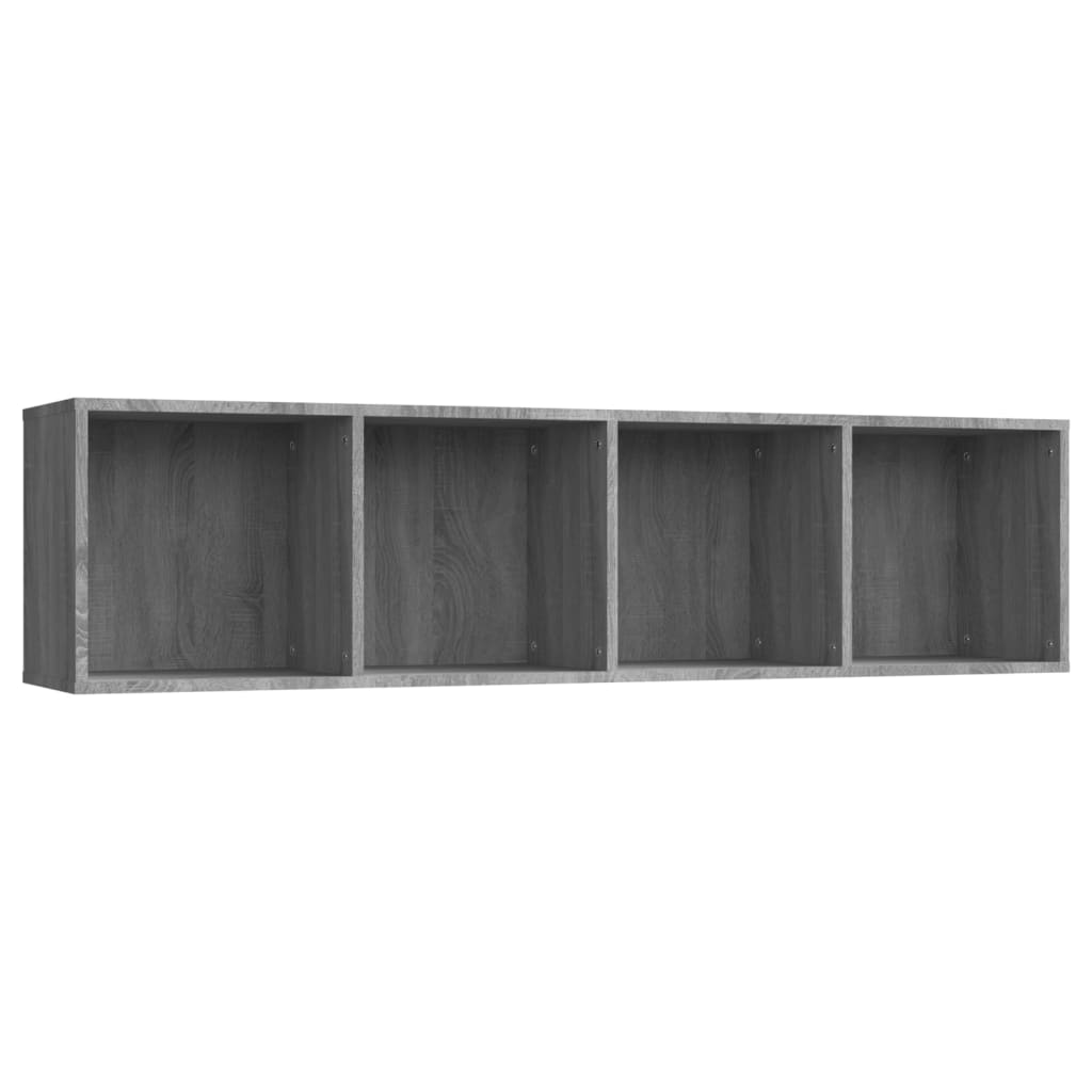 Boekenkast/Tv-Meubel 43X30X36 Cm Bewerkt Hout Grijs sonoma
