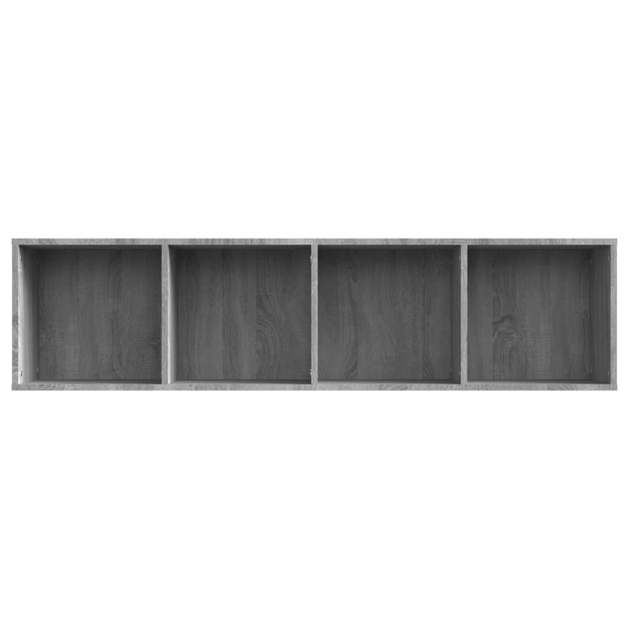 Boekenkast/Tv-Meubel 43X30X36 Cm Bewerkt Hout Grijs sonoma