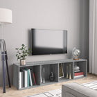 Tv-meubel 143x30x36 cm grijs sonoma eiken