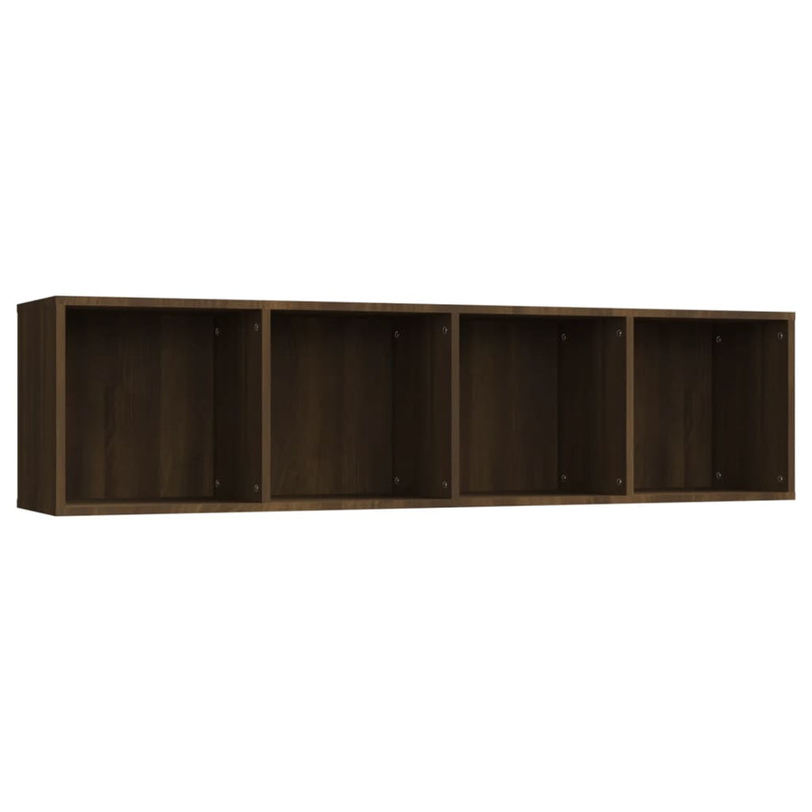 Boekenkast/Tv-Meubel 43X30X36 Cm Bewerkt Hout Bruineikenkleur bruin eikenkleur