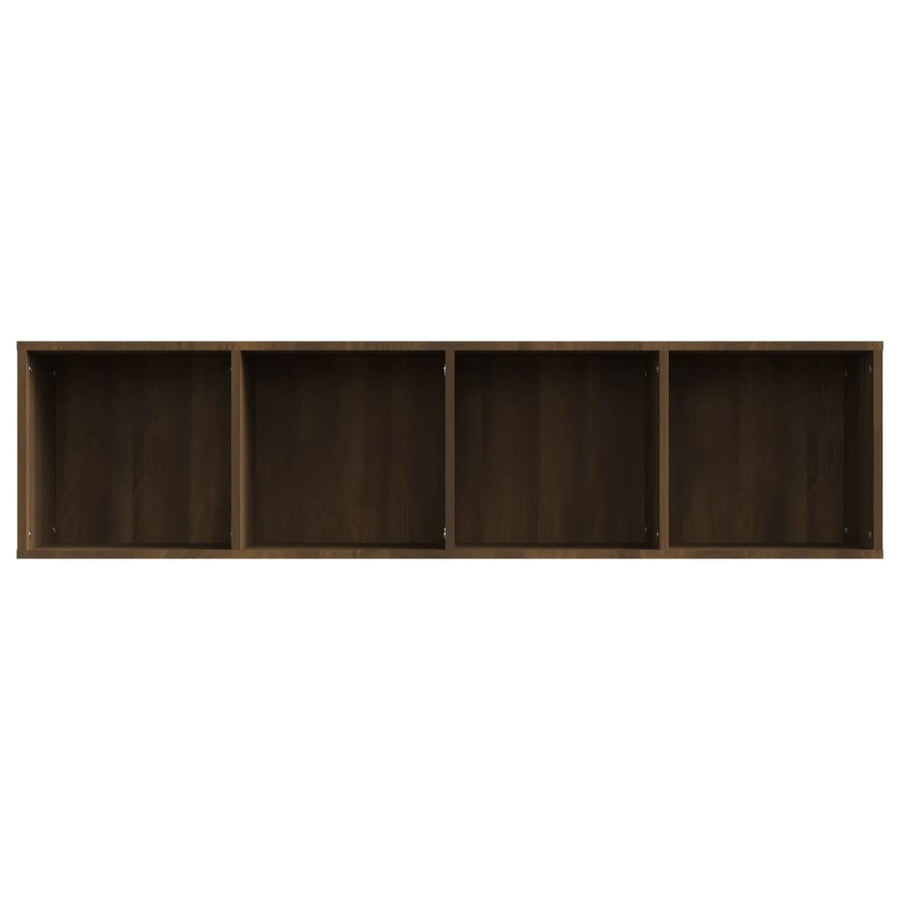 Boekenkast/Tv-Meubel 43X30X36 Cm Bewerkt Hout Bruineikenkleur bruin eikenkleur