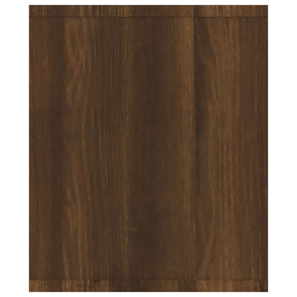 Boekenkast/Tv-Meubel 43X30X36 Cm Bewerkt Hout Bruineikenkleur bruin eikenkleur
