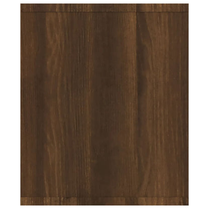 Boekenkast/Tv-Meubel 43X30X36 Cm Bewerkt Hout Bruineikenkleur bruin eikenkleur