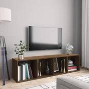 Tv-meubel 143x30x36 cm bruin eiken