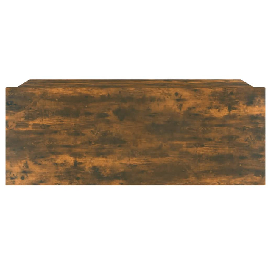 Nachtkastjes 2 st zwevend 40x30x15cm bewerkt hout gerookt eiken 2 Gerookt eiken