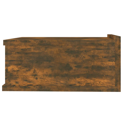 Nachtkastjes 2 st zwevend 40x30x15cm bewerkt hout gerookt eiken 2 Gerookt eiken